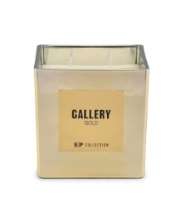 Candle Gallery Gold, scented, 11 x 11 cm, H 11 cm, 460 g, up to 25 h, pcs.