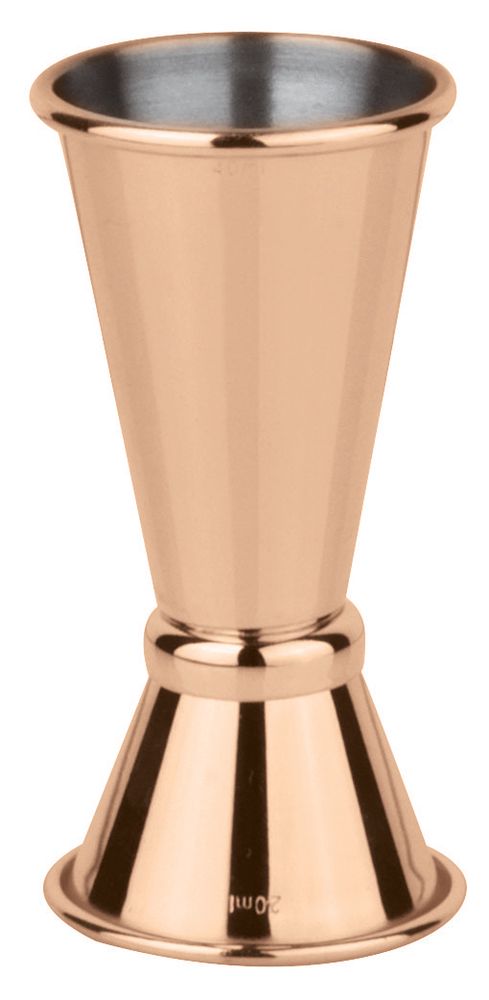 Japanese Copper beaker, with ring, stainless steel, 20/40 ml, pcs.