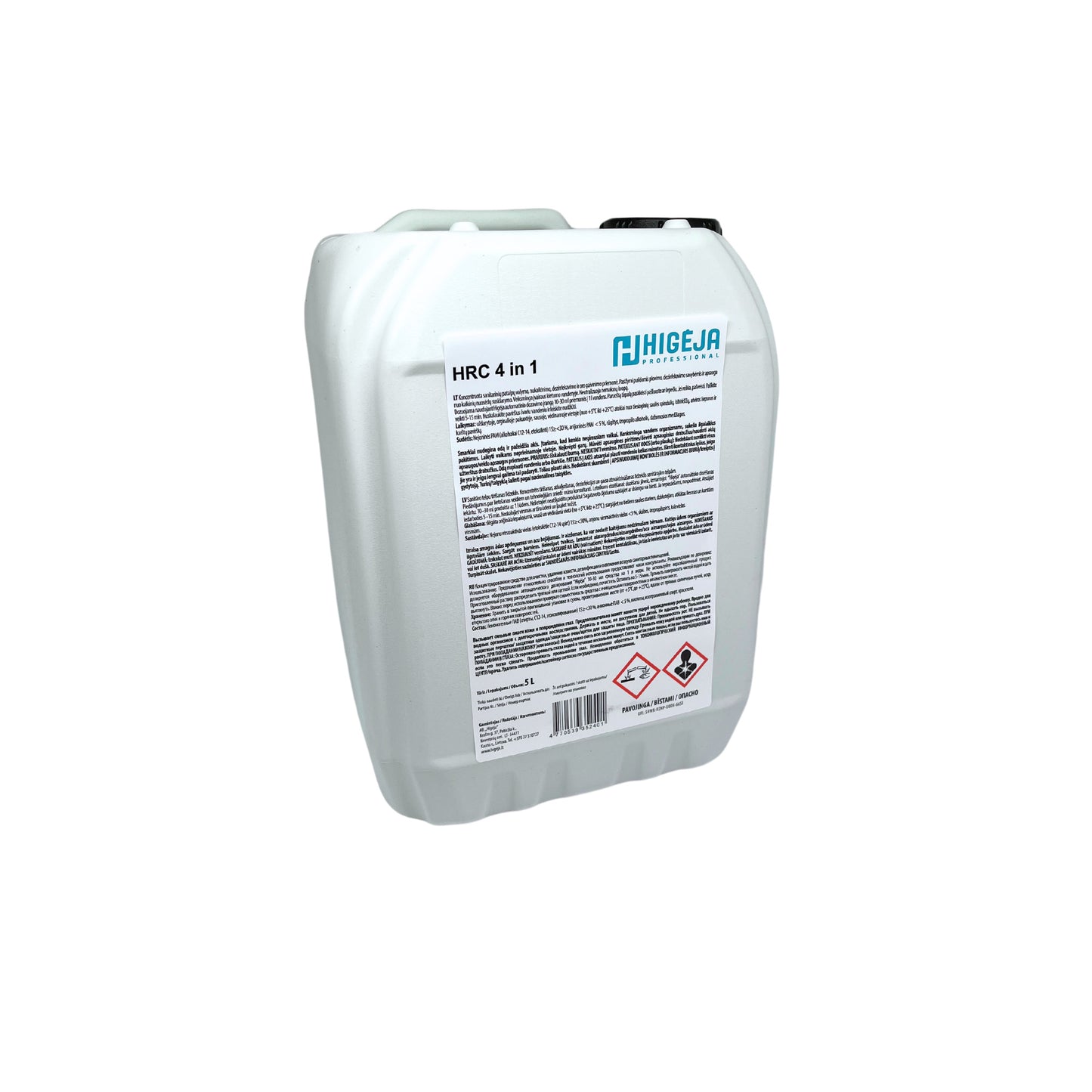 Sanitarinių patalpų valymo priemonė HIGĖJA, HRC 4 in 1, 5 l