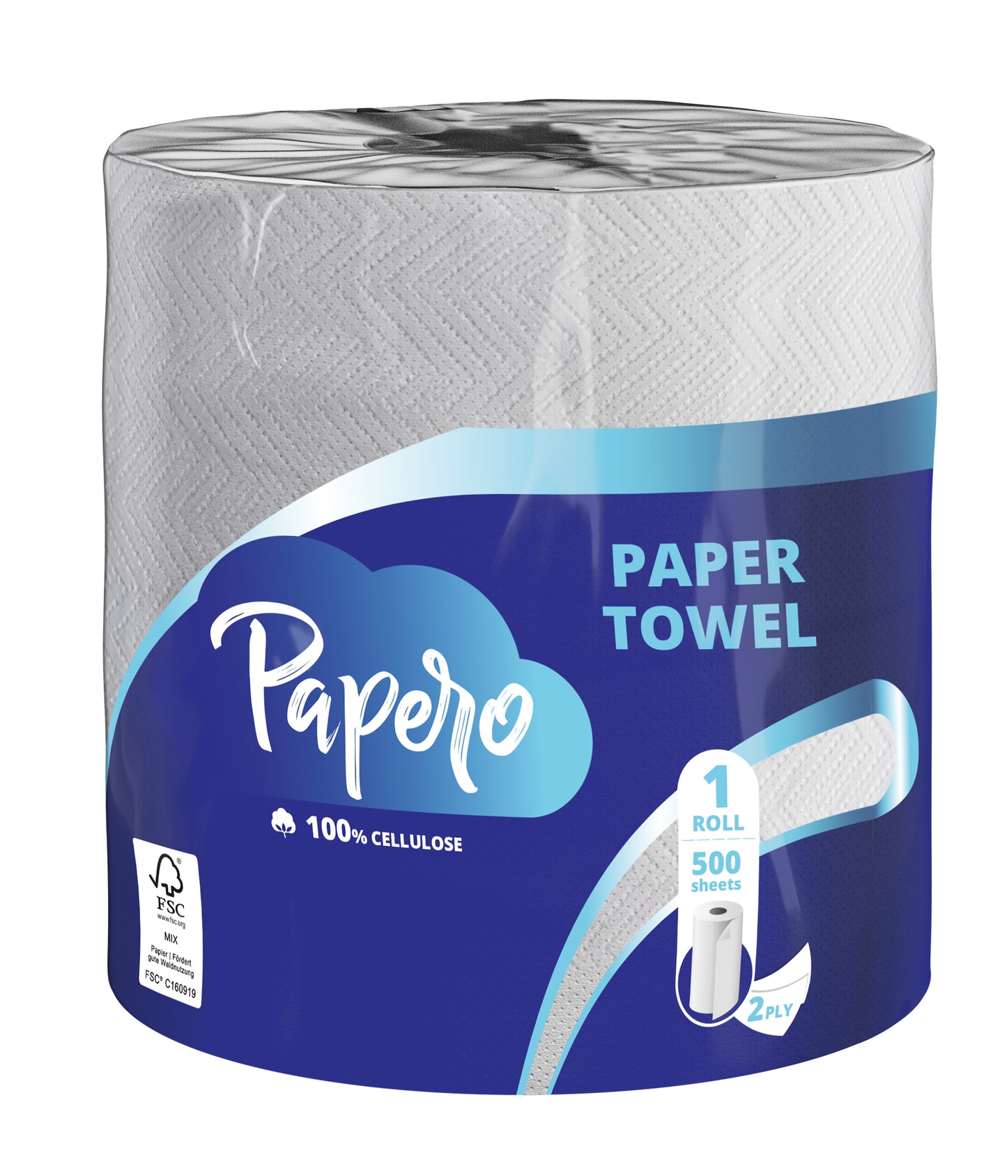 Popieriniai rankšluosčiai PAPERO, 2 sluoksnių, 1 vnt