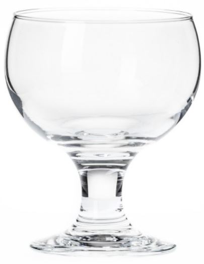 Dessert/ice cream cup PALM, glass, 350 ml, H 12 cm, pcs.