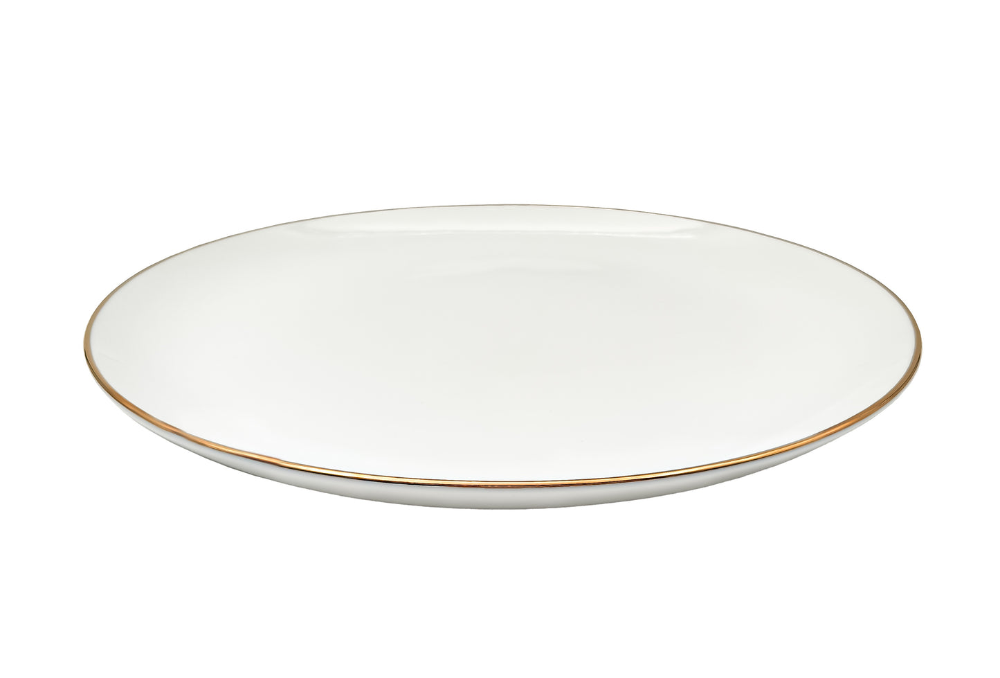 Lėkštė Gold, porcelianas, D 21 cm, vnt