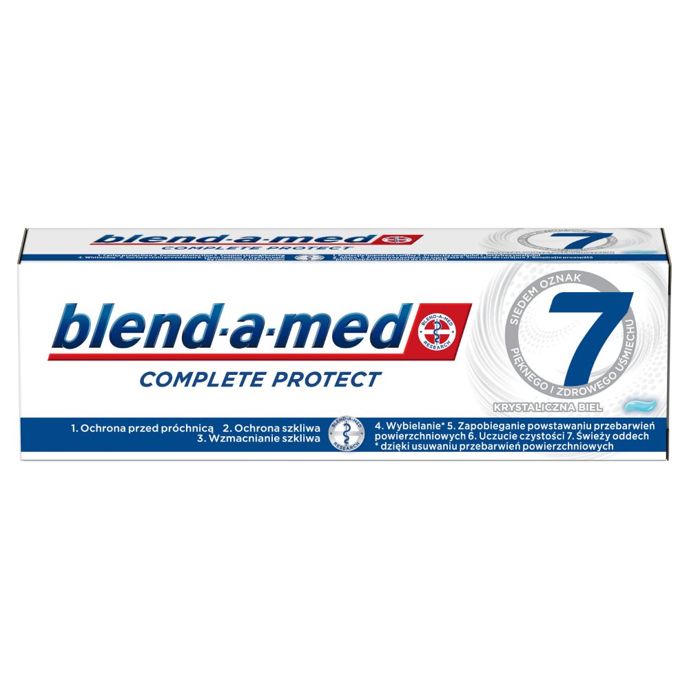 Dantų pasta BLEND A MED Complete Protect 7 Complete White, 75ml
