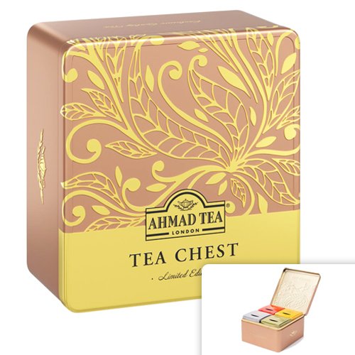 Juodos arbatos rinkinys AHMAD CHEST FOUR, 40 pak. x 2 g