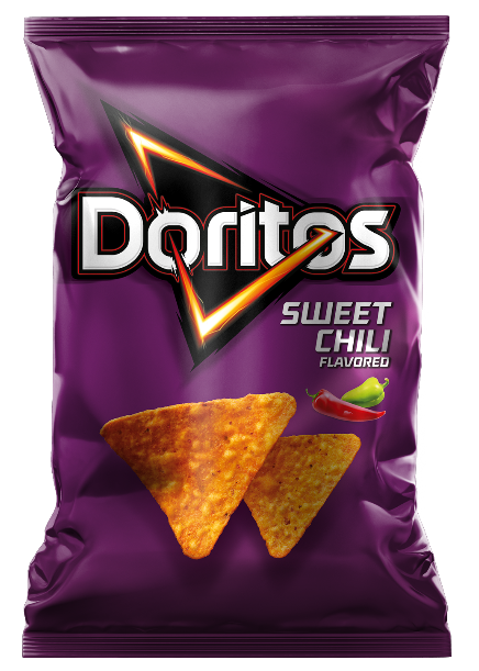 Corn chips DORITOS sweet chili pepper flavor, 100g