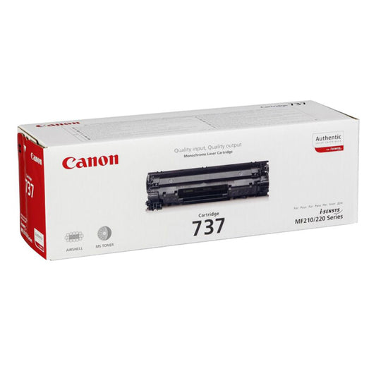 Canon CRG 737 (9435B002) black cartridge for laser printers, 2100 pages.