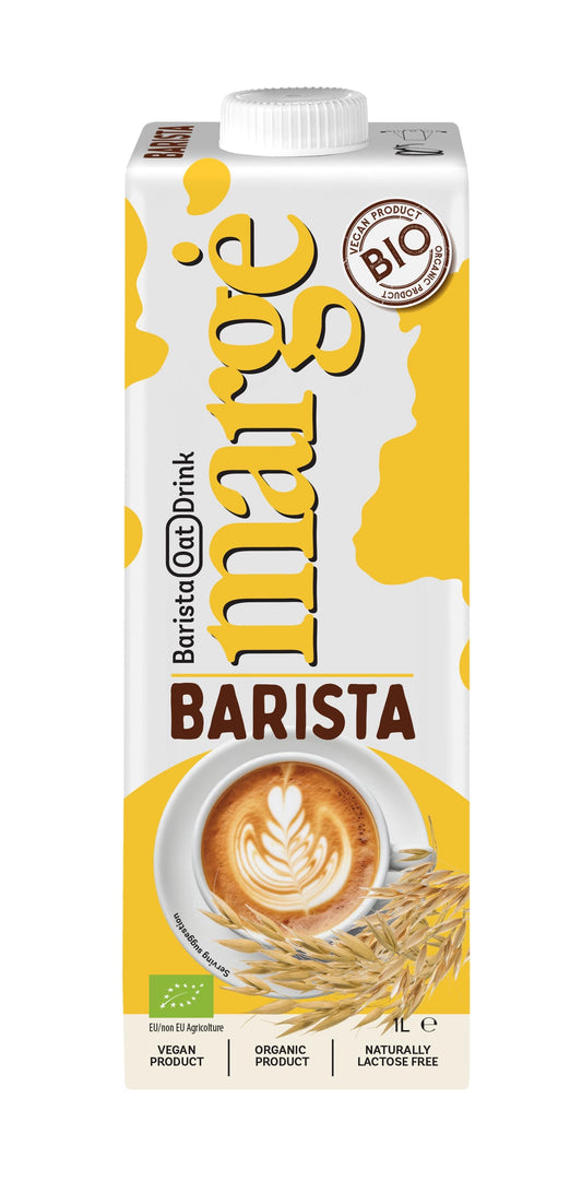 Organic Barista oat drink MARGĖ, 1 l, LT-EKO-001