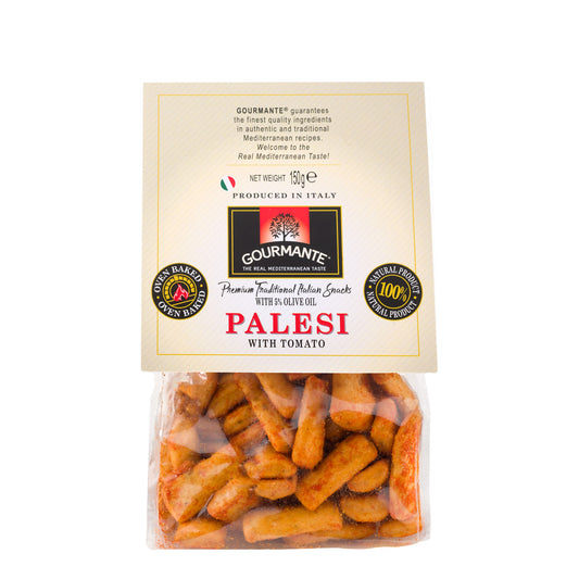 Crackers Palesi GOURMANTE, with tomatoes, 150 g