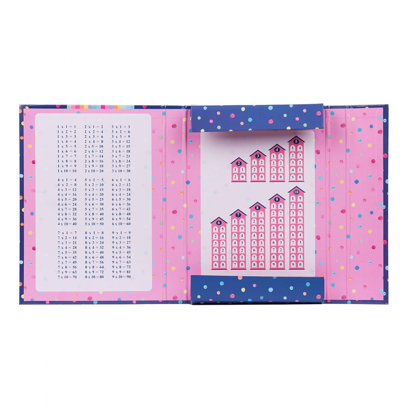 Cardboard folder for books, notebooks YES, B5 Rainbow