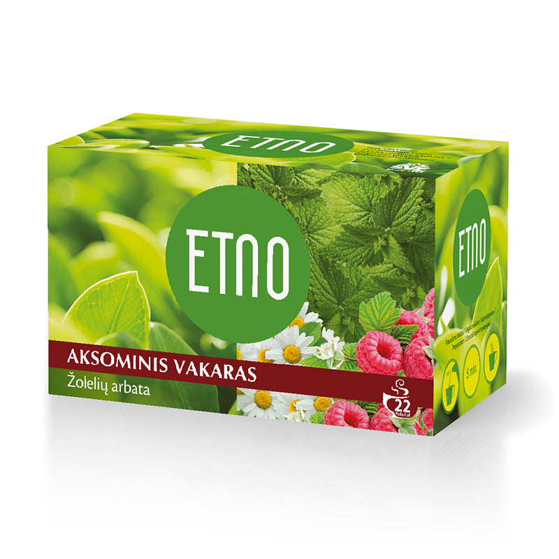 Herbal tea ETNO Warm memory, 33g (1.5gx 22 pcs.)