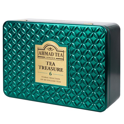 Juodosios ir žaliosios arbatos rinkinys AHMAD CHEST FOUR, 60 pak. x 2 g