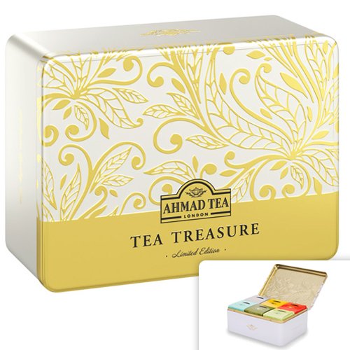 Juodosios ir žaliosios arbatos rinkinys AHMAD CHEST FOUR, 60 pak. x 2 g