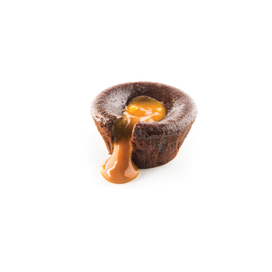 Šaldytas šokoladinis pyragaitis BELDESSERT Lava Cake, su sūdyta karamele, 2 x 90 g