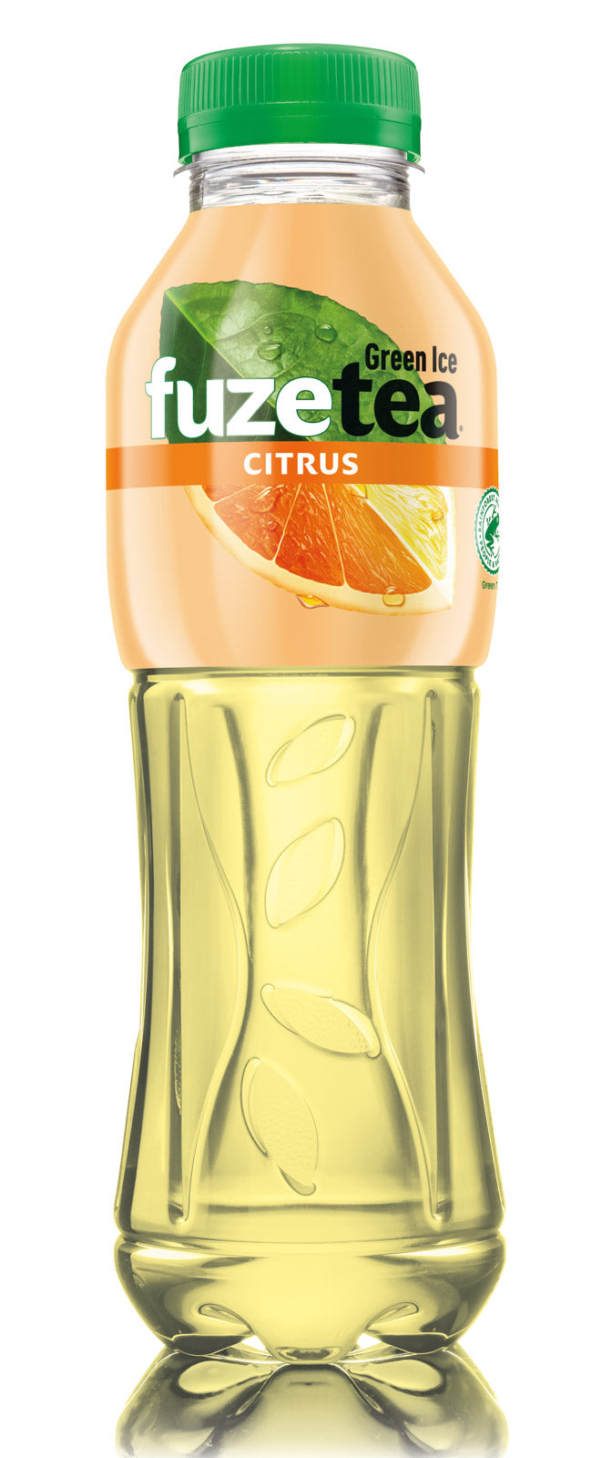 Negazuotas citrusų skonio gėrimas FUZE TEA, su žaliosios arbatos ekstraktu, 0,5l PET D