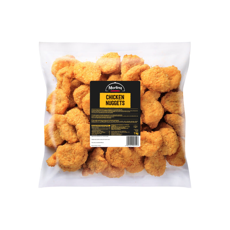 Šaldyti paniruoti vištienos kepsneliai NUGGETS, 1 kg
