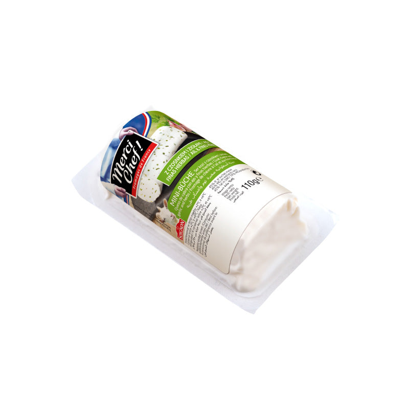 Ožkų pieno sūris SOIGNON, su česnakais ir žolelėmis, 45% RSM, 110 g