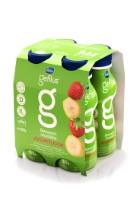 Yogurt drink VALIO GEFILUS, strawberry and banana flavor, lactose-free, 1.1%, 4x100 g