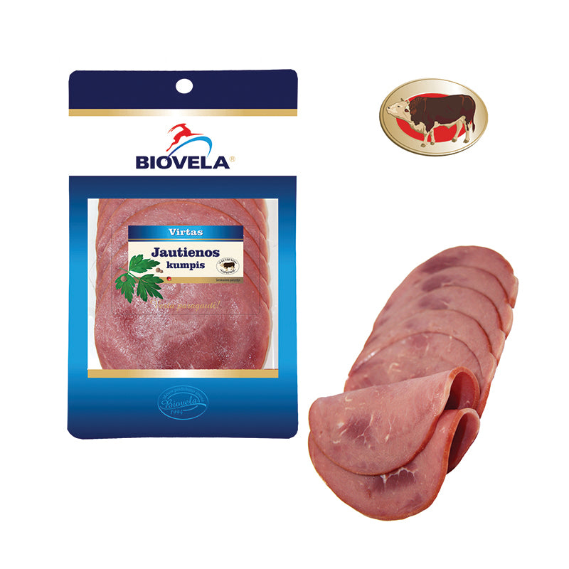 Cooked beef ham, 90 g