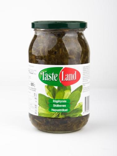 Rūgštynės TASTELAND, pjaustytos, 820 g