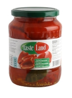 Marinuoti paprikų ketvirčiai TASTE LAND, 680g / 280 g