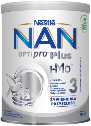 Pieno miinys vaikams NAN OPTIPRO® Plus HM-0® 3. Nuo 1 metu, 800g