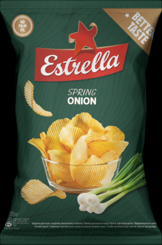 Traškučiai ESTRELLA, sultingų svogūnėlių skonio, 130 g