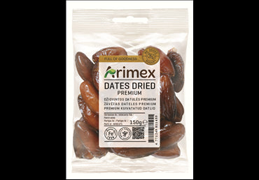 Džiovintos datulės ARIMEX Premium, be pridėtinio cukraus, 150 g