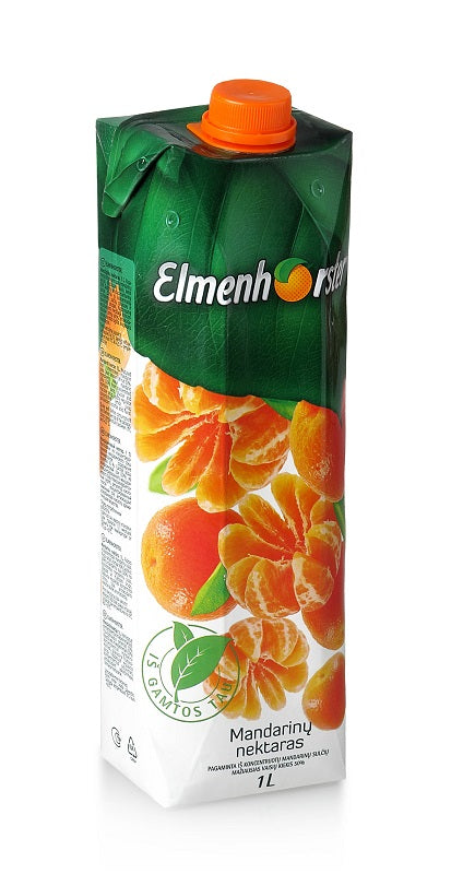 Mandarinų nektaras ELMENHORSTER, 50%, 1 l