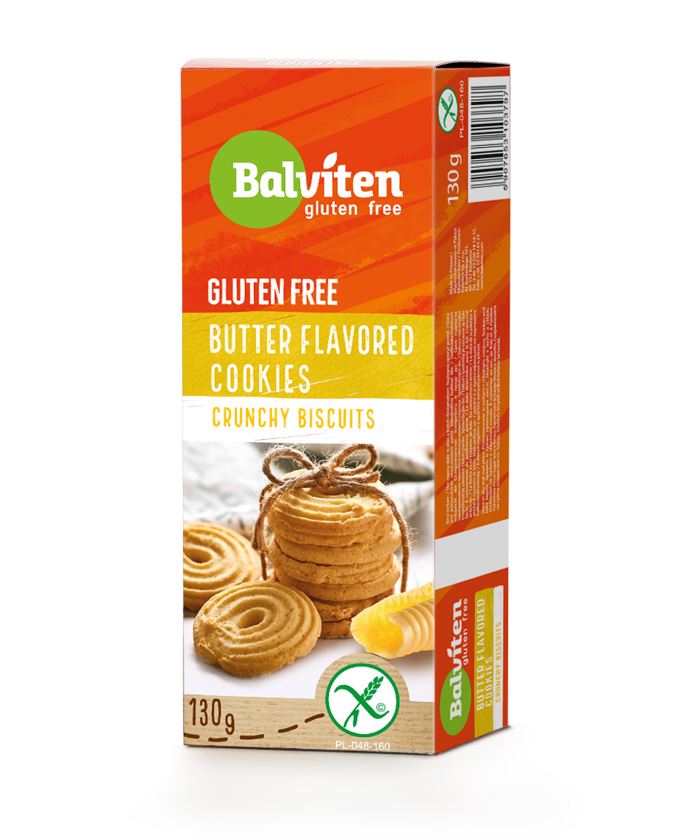 Biscuits BALVITEN GLUTEN FREE, butter flavor, 130 g