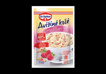 Oatmeal porridge DR.OETKER with raspberries, 60g