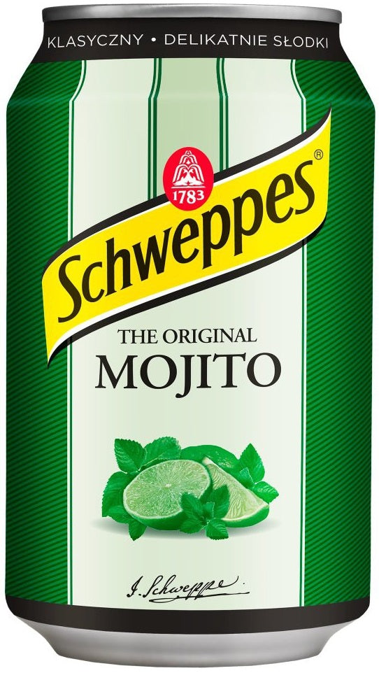 Gaivusis gazuotas gėrimas SCHWEPPES Mojito, 0.33l