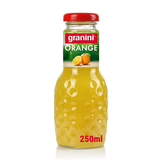 Orange juice GRANINI, with pulp, 100%, 0.25 l