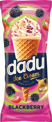 DADU vanilla ice cream with blackberry filling, 150ml