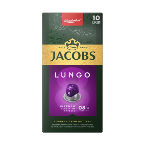 Kavos kapsulės JACOBS Lungo 8 Intenso, 52g