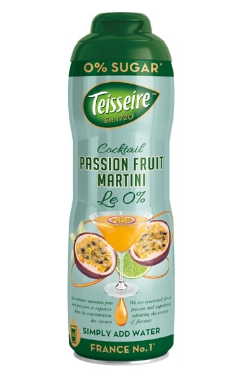 Syrup TEISSEIRE, Passion Fruit Martini, sugar free, 0.6l