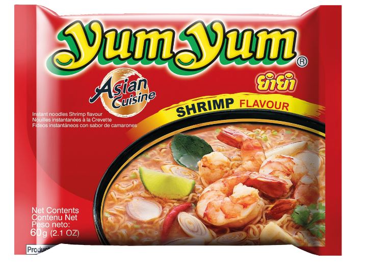 Instant noodles YUM YUM, shrimp flavor, 60 g