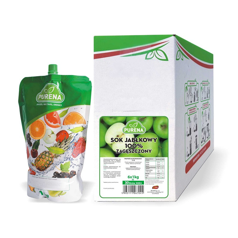 Apple juice concentrate PURENA, 100%, 4.2:0.8, 1 kg