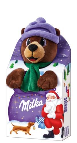 Chocolate candies MILKA, with plush toy 1 pc., 96 g