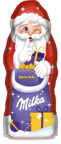 Pieniškas šokoladas MILKA Santa, 45 g