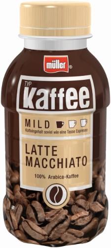 Šaltasis kavos ir pieno gėrimas MULLER Kafee Latte Macchiato, 250 ml
