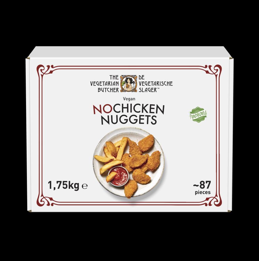 Šaldyti veganiški kepsneliai THE VEGETARIAN BUTCHER Nochicken nuggies, 1,75 kg