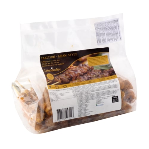 Šaldyti kepti vištienos iešmeliai Yakitori, Asian style, 30 g x 33 iešm, 1 kg