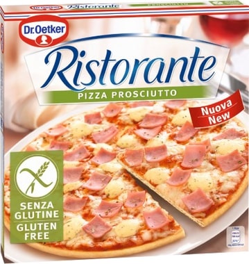 Šaldyta pica RISTORANTE Prosciutto Gluten Free, 345g