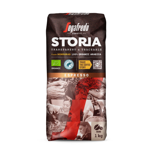 Ekologiškos kavos pupelės SEGAFREDO Storia Espresso , 1 kg LT-EKO-001