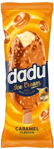 DADU caramel ice cream, with caramel filling and wafer chips, 100 ml / 63 g