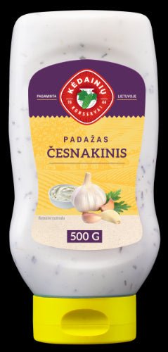 Padažas KĖDAINIŲ Česnakinis, 40% rieb.  500g