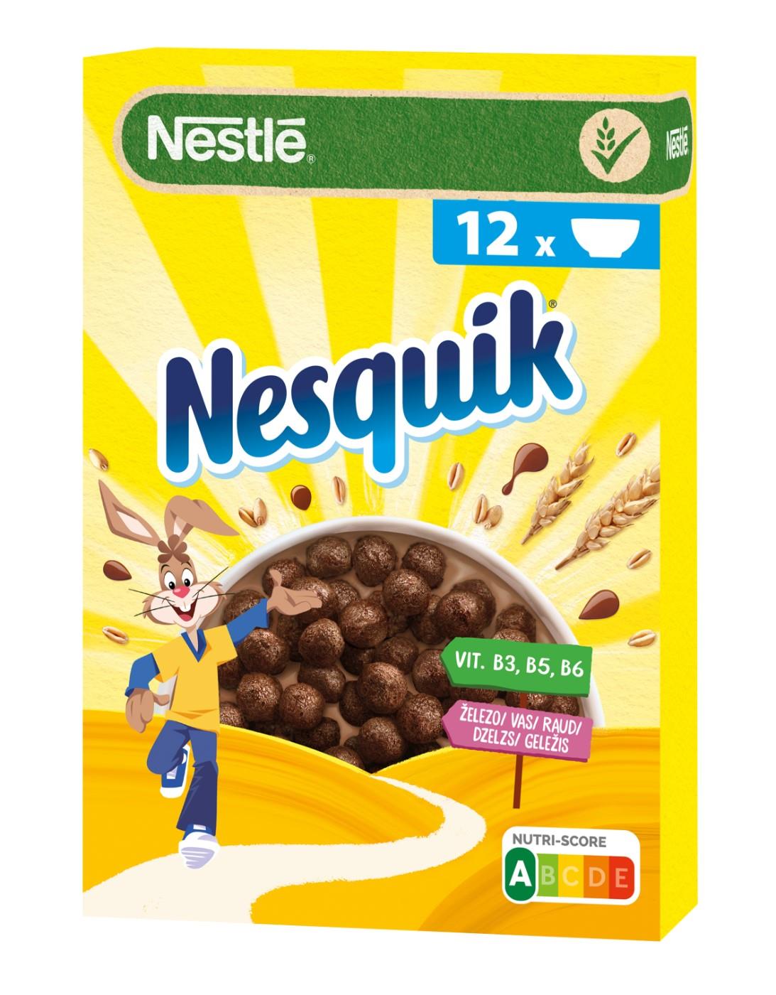 Cocoa flavored flakes NESTLE Nesquik, 375g