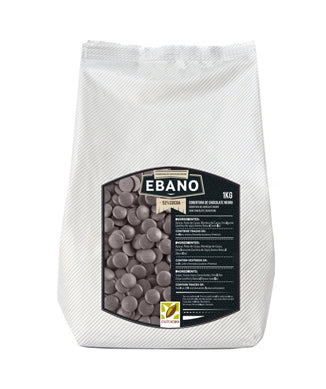 Šokoladas Ebano, juodasis 52 %, 1 kg