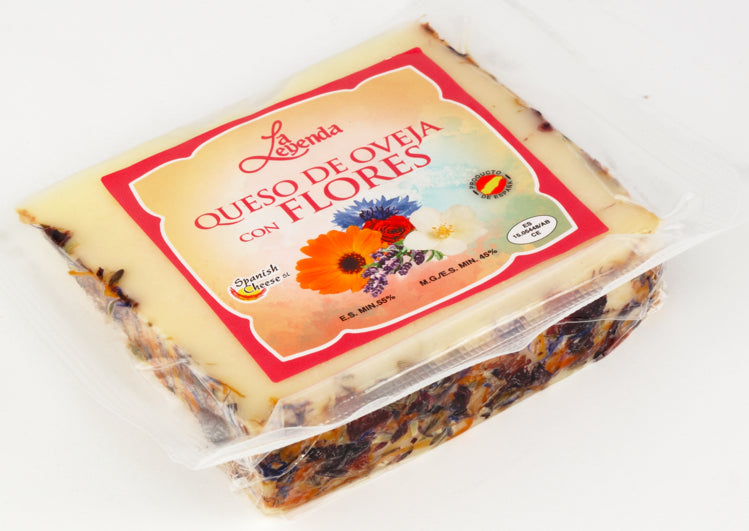 Hard sheep's milk cheese with flowers LA LEYENDA, 5 months of maturation, 150g