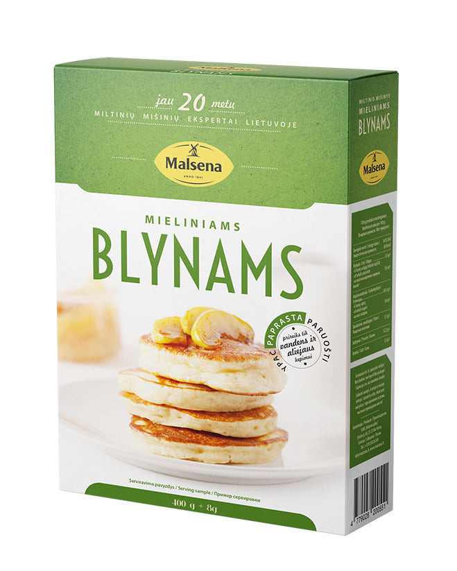 Miltinis mišinys MALSENA, mieliniams blynams, 400 g